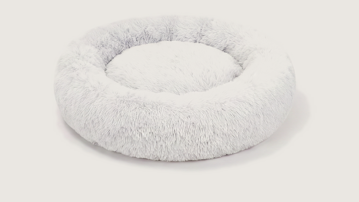 Plush Donut hondenmand — losse mand