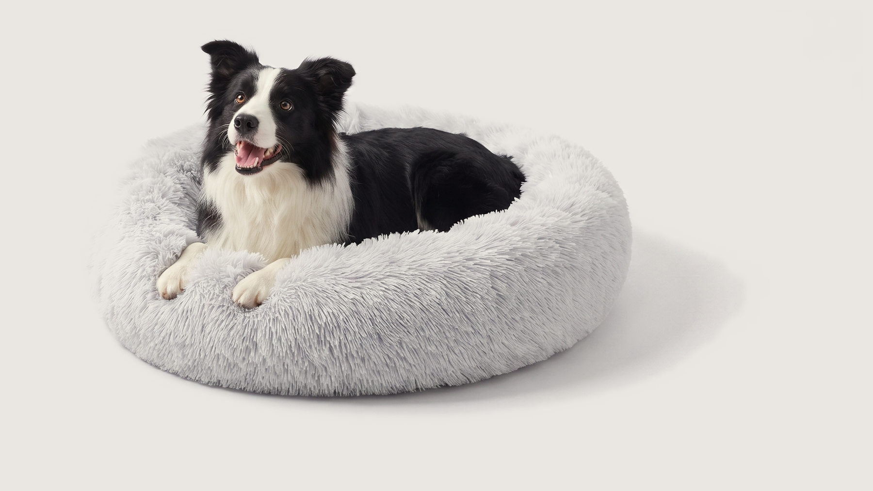 Plush Donut hondenmand — L 70×70