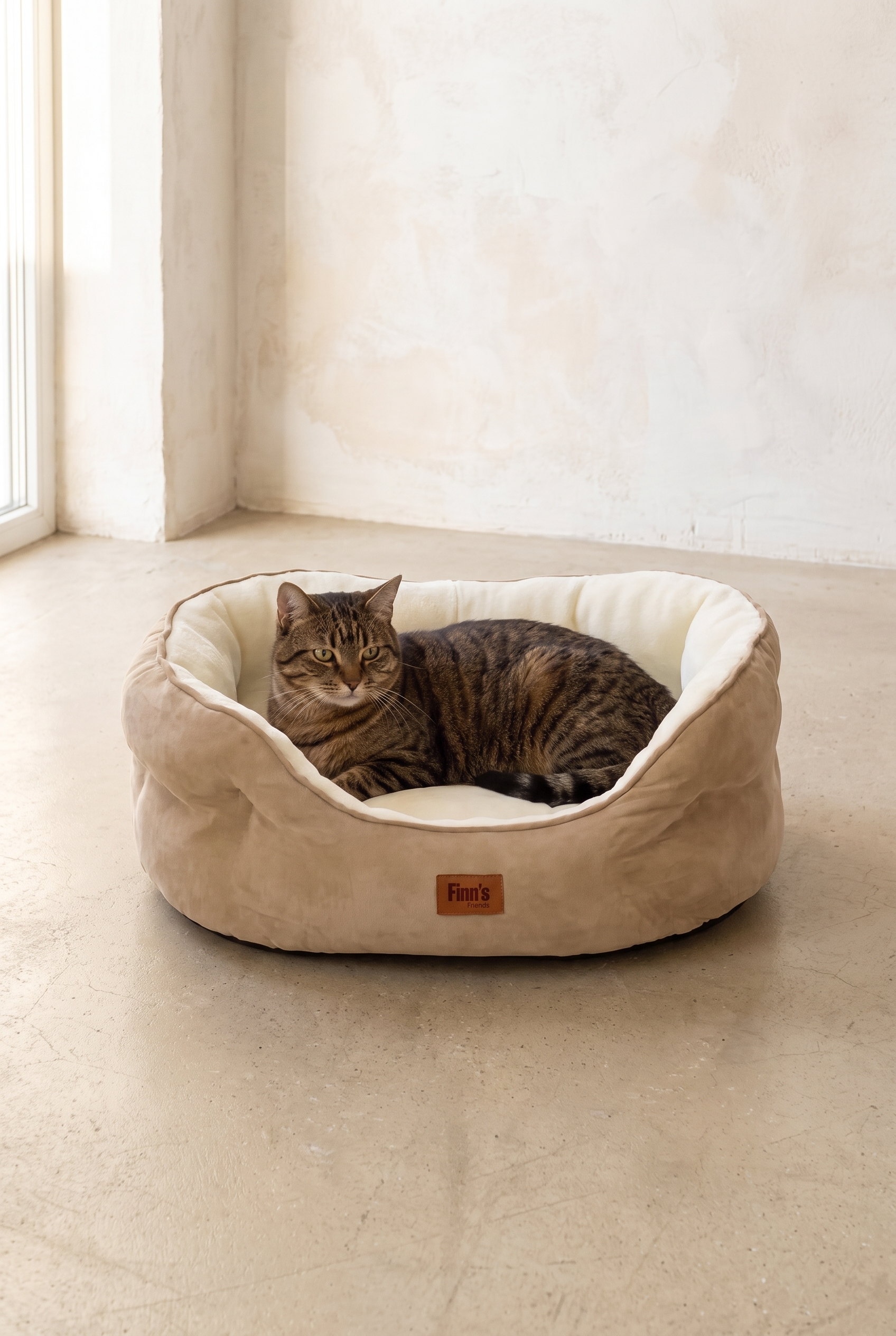 Kat op mandje, categoriefoto katten en kleine honden