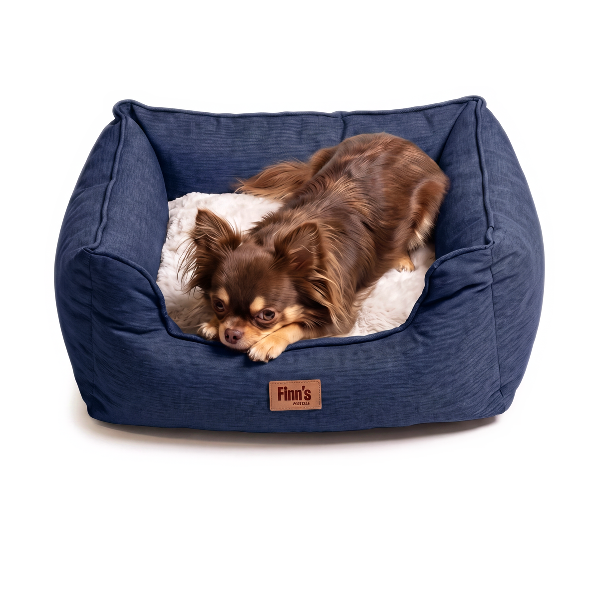 Otis' Oxford Blauw met chihuahua (kaart, zonder slagschaduw)
